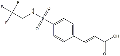 3-{4-[(2,2,2-trifluoroethyl)sulfamoyl]phenyl}prop-2-enoic acid