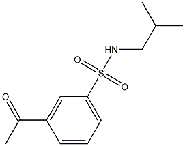 3-acetyl-N-(2-methylpropyl)benzene-1-sulfonamide