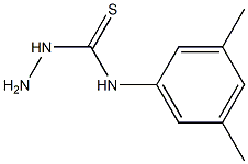 3-amino-1-(3,5-dimethylphenyl)thiourea 结构式