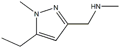 1H-Pyrazole-3-methanamine,  5-ethyl-N,1-dimethyl- Structure