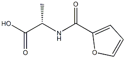 Alanine,  N-(2-furanylcarbonyl)- Struktur