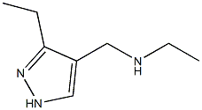 1H-Pyrazole-4-methanamine,  N,3-diethyl- Structure