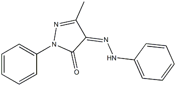 3-methyl-1-phenyl-1H-pyrazole-4,5-dione 4-(N-phenylhydrazone)