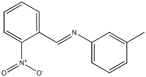 N-(3-methylphenyl)-N-[(E)-(2-nitrophenyl)methylidene]amine