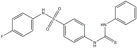 4-[(anilinocarbothioyl)amino]-N-(4-fluorophenyl)benzenesulfonamide