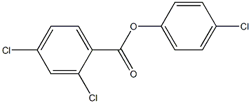 4-chlorophenyl 2,4-dichlorobenzoate Structure