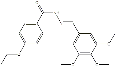 4-ethoxy-N'-[(E)-(3,4,5-trimethoxyphenyl)methylidene]benzohydrazide