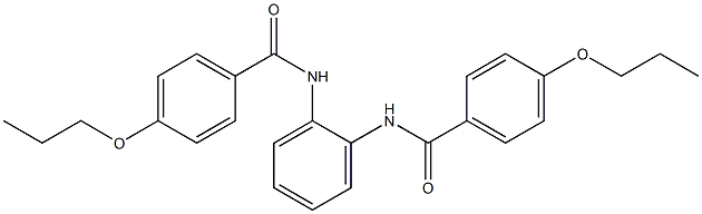 4-propoxy-N-{2-[(4-propoxybenzoyl)amino]phenyl}benzamide Structure