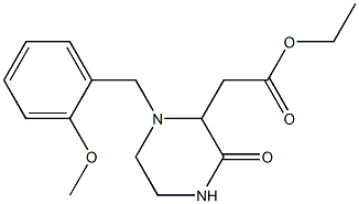  ethyl 2-[1-(2-methoxybenzyl)-3-oxo-2-piperazinyl]acetate