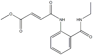 methyl (E)-4-{2-[(ethylamino)carbonyl]anilino}-4-oxo-2-butenoate