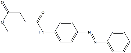 methyl 4-oxo-4-{4-[(E)-2-phenyldiazenyl]anilino}butanoate