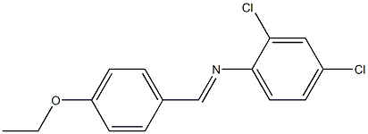 2,4-dichloro-N-[(E)-(4-ethoxyphenyl)methylidene]aniline