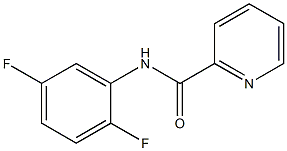 N-(2,5-difluorophenyl)-2-pyridinecarboxamide Struktur