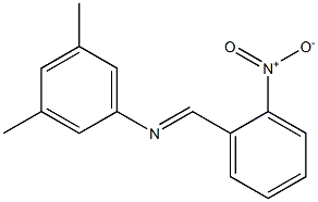 3,5-dimethyl-N-[(E)-(2-nitrophenyl)methylidene]aniline
