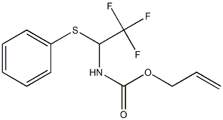 N-(2,2,2-Trifluoro-1-phenylthioethyl)carbamic acid 2-propenyl ester|