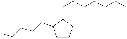 1-Pentyl-2-heptylcyclopentane,,结构式