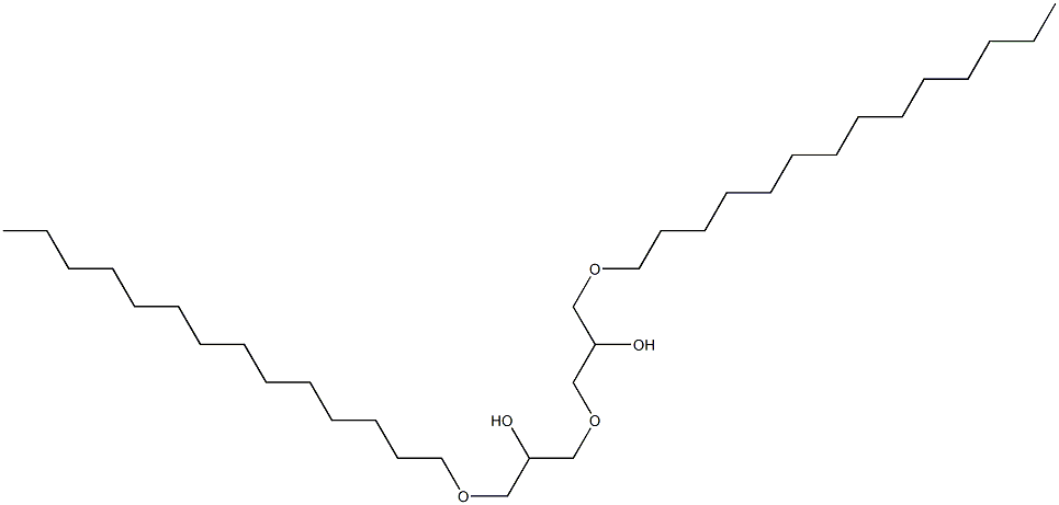 1,1'-Oxybis(3-tetradecyloxy-2-propanol) Struktur