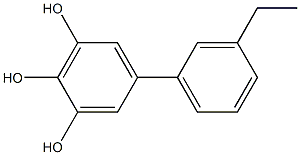  5-(3-Ethylphenyl)benzene-1,2,3-triol