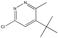 6-Chloro-3-methyl-4-tert-butylpyridazine,,结构式