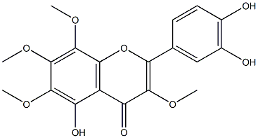 5,4',5'-Trihydroxy-3,6,7,8-tetramethoxyflavone Structure