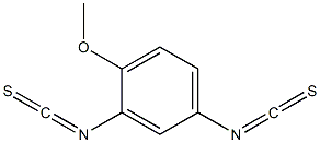 4-Methoxy-m-phenylenediisothiocyanate Structure