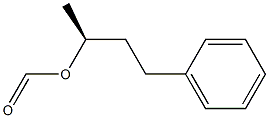 (-)-ぎ酸(S)-1-メチル-3-フェニルプロピル 化学構造式