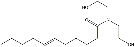 N,N-Bis(2-hydroxyethyl)-6-undecenamide Structure