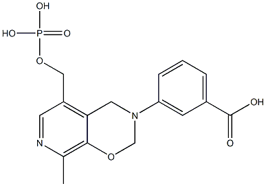 3-[[8-Methyl-5-[(phosphonooxy)methyl]-3,4-dihydro-2H-pyrido[4,3-e]-1,3-oxazin]-3-yl]benzoic acid