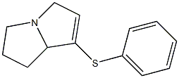 2,3,5,7a-Tetrahydro-7-phenylthio-1H-pyrrolizine 结构式