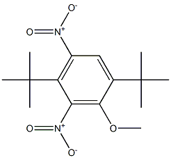 1,4-Di-tert-butyl-2-methoxy-3,5-dinitrobenzene Structure