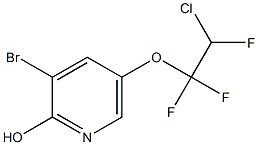 3-Bromo-5-(2-chloro-1,1,2-trifluoroethoxy)pyridin-2-ol Structure