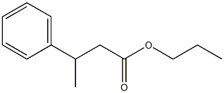 3-Phenylbutanoic acid propyl ester Struktur