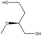 [S,(-)]-2-メトキシ-1,4-ブタンジオール 化学構造式