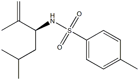 N-[(S)-1-Isopropenyl-3-methylbutyl]-4-methylbenzenesulfonamide Struktur