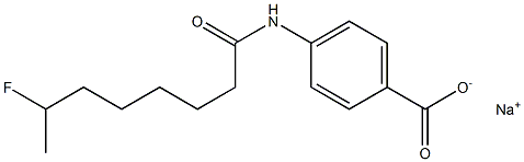  4-[(7-Fluorooctanoyl)amino]benzenecarboxylic acid sodium salt