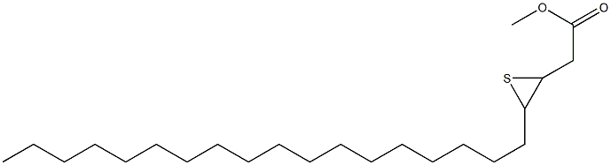 3,4-Epithiodocosanoic acid methyl ester Structure