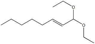 (E)-2-Octenal diethyl acetal Struktur