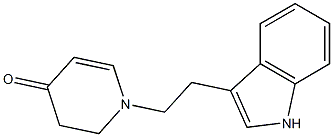 1-[2-(1H-Indole-3-yl)ethyl]-1,2,3,4-tetrahydropyridine-4-one Struktur