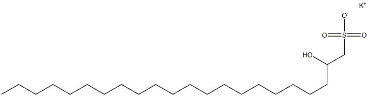  2-Hydroxydocosane-1-sulfonic acid potassium salt