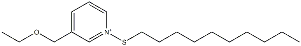 3-(Ethoxymethyl)-1-(decylthio)pyridinium|