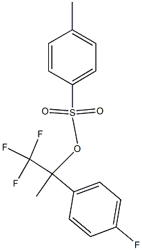 4-Methylbenzenesulfonic acid 1-(trifluoromethyl)-1-(4-fluorophenyl)ethyl ester