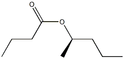 [R,(-)]-2-Pentanol butyrate Struktur