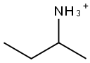 1-メチルプロパン-1-アミニウム 化学構造式