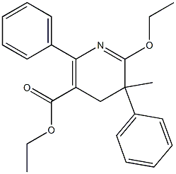 2-Ethoxy-5-ethoxycarbonyl-3-methyl-3,6-diphenyl-3,4-dihydropyridine