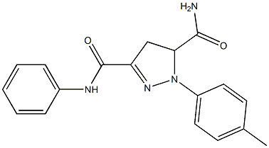 N-Phenyl-4,5-dihydro-1-(4-methylphenyl)-1H-pyrazole-3,5-dicarboxamide|