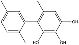 4-(2,5-Dimethylphenyl)-5-methylbenzene-1,2,3-triol|