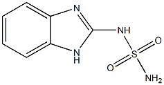 N-スルファモイル-1H-ベンゾイミダゾール-2-アミン 化学構造式