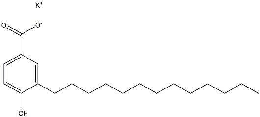 3-Tridecyl-4-hydroxybenzoic acid potassium salt