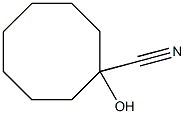 1-Hydroxy-1-cyclooctanecarbonitrile Structure