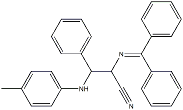 3-[(4-Methylphenyl)amino]-3-phenyl-2-[(diphenylmethylene)amino]propanenitrile